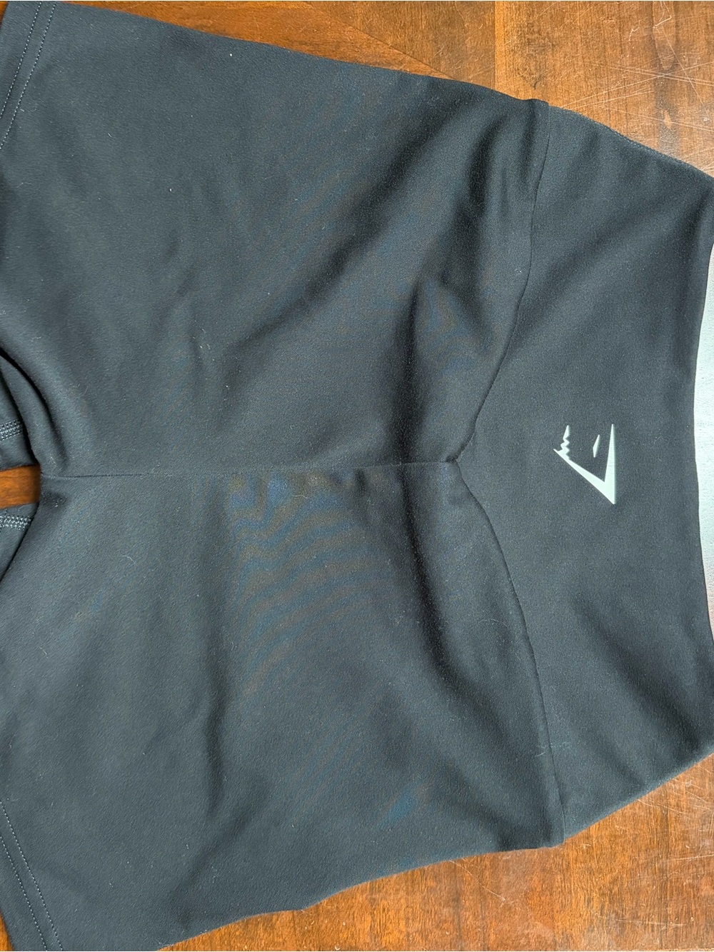 Gymshark Black Activewear Shorts with Subtle Logo Tag